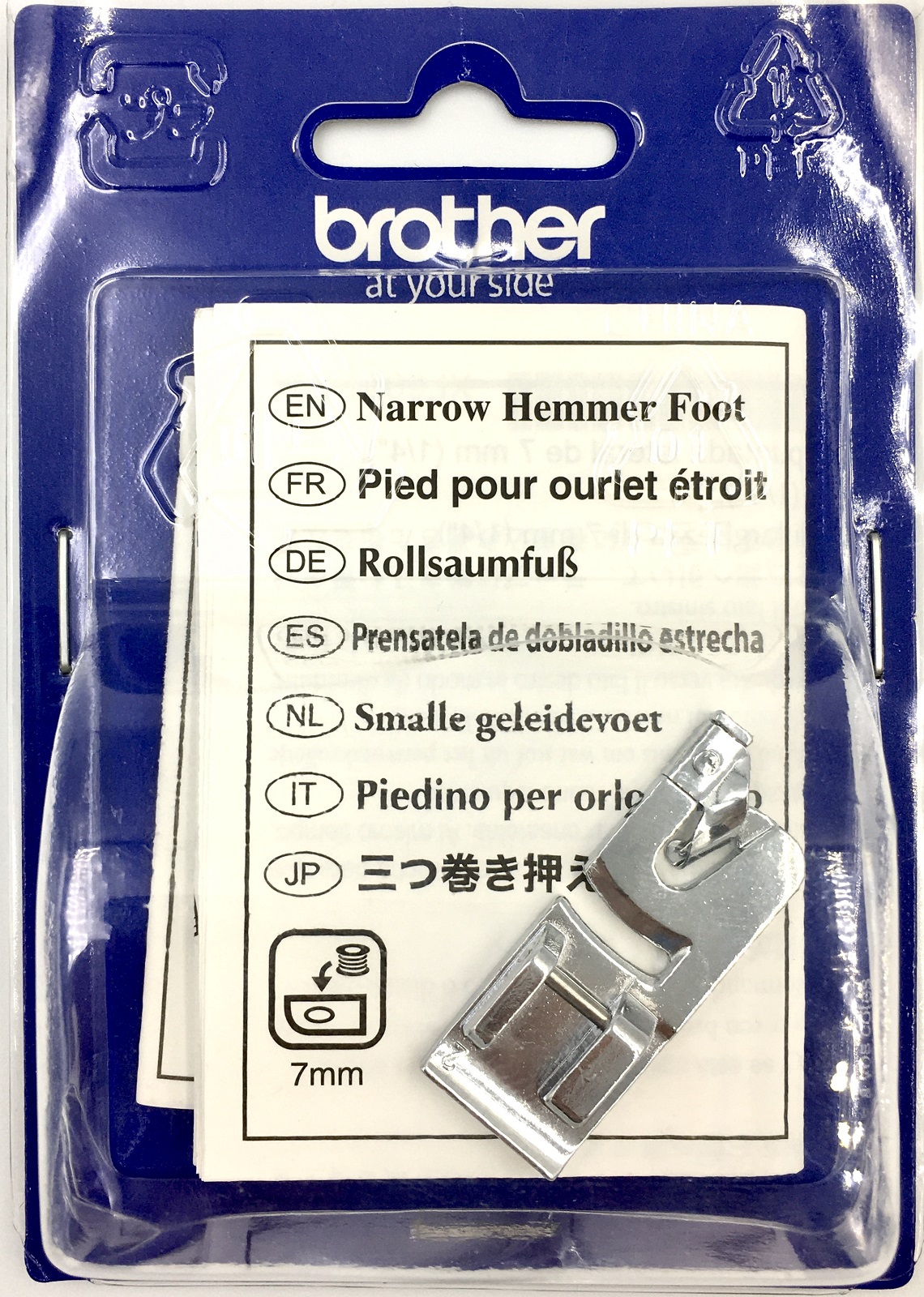 Brother Narrow Hem Foot - F002N - Brother - Brother Machines