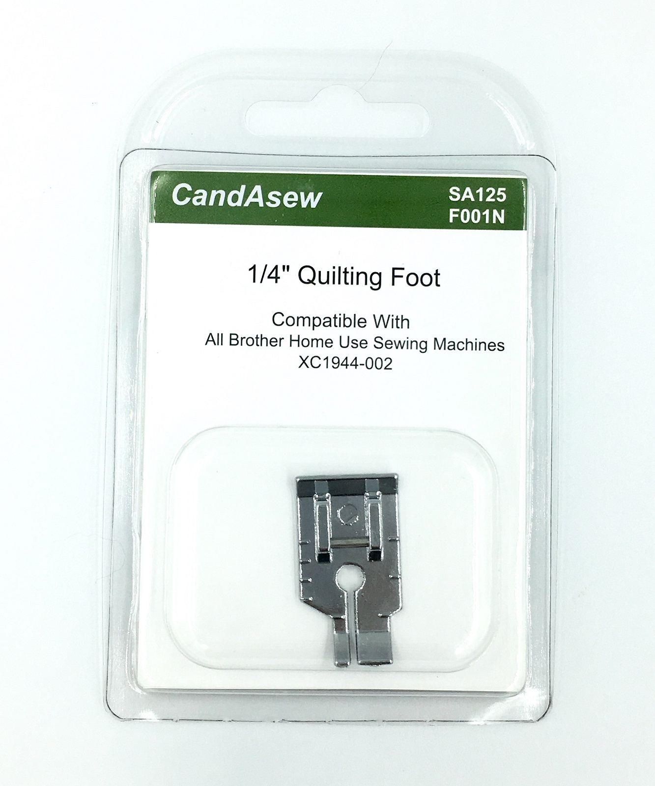Candasew Clip-On 1/4 Quilting Foot - SA125