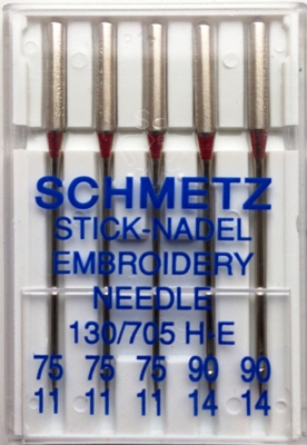Schmetz Domestic Needles - Embroidery (Assorted)