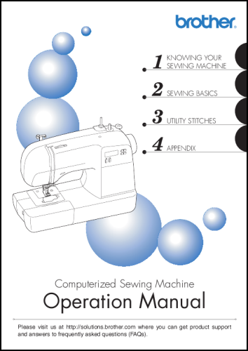 Brother PL-2100 Overlock Serger Machine Owners Instruction Manual Reprint 